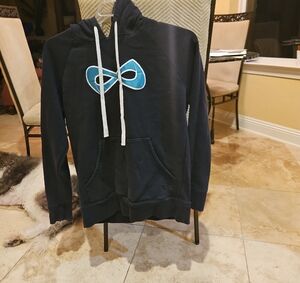 NFINITY Dark Blue Hoodie with White Accents